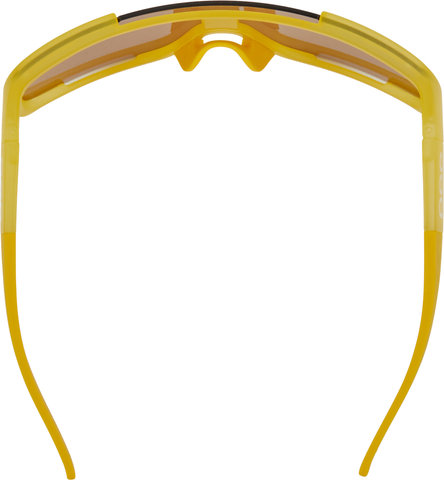 Aspire Mid Sports Glasses - aventurine yellow translucent/brown-silver mirror