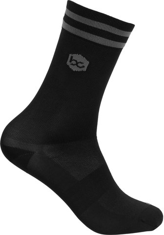8" Bike Socks - black-grey/41-43