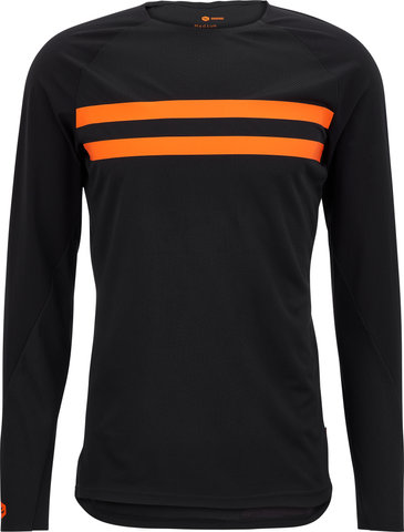 MTB Jersey L/S - black-orange/M