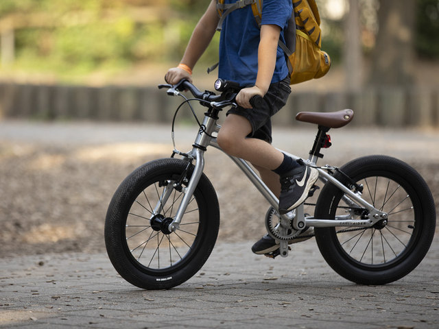 Bicicleta para niños Belter 16" - brushed aluminium/universal
