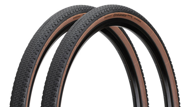 Set 2 cubiertas plegables Cinturato Gravel Hard Terrain Classic TLR28" - negro-para/45-622 (700x45C)