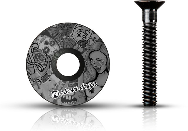 stem:cap Top Cap 1 1/8" - 2020 Model - ultra black/1 1/8"