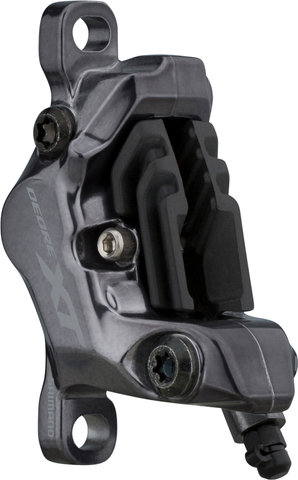Étrier de frein XT BR-M8120 avec Plaquettes en Résine - noir/avant /arrière post mount 6"