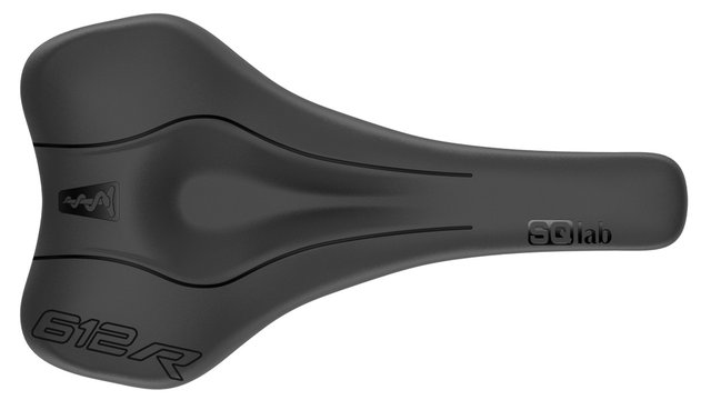 SQlab 612 Ergowave R Saddle - black/120 mm