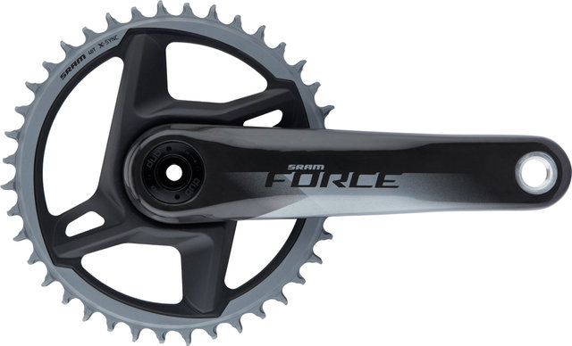 SRAM Juego de bielas Force 1 Wide DUB 1x12 velocidades Carbon - natural carbon/172,5 mm 40 dientes