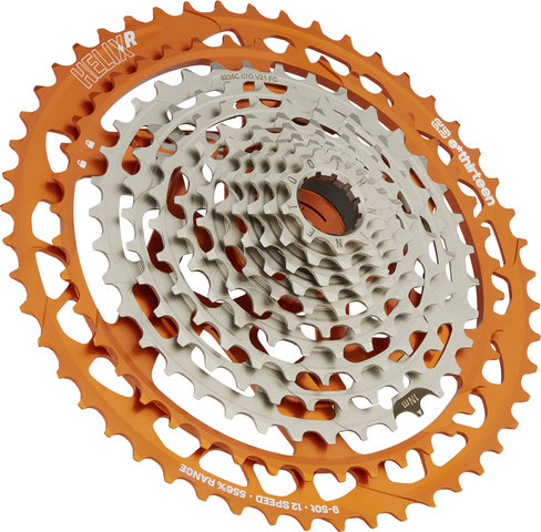 e*thirteen Helix R 12-Speed Cassette - naranja/9-50