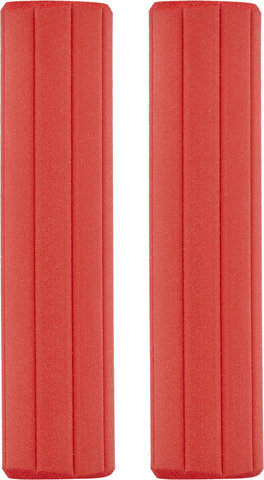 ESI Poignées en Silicone Ribbed Chunky - red/130 mm