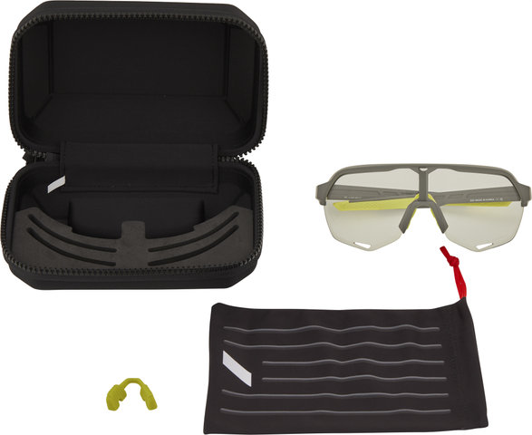 100% S2 Photochromic Sports Glasses - soft tact cool grey/photochromic