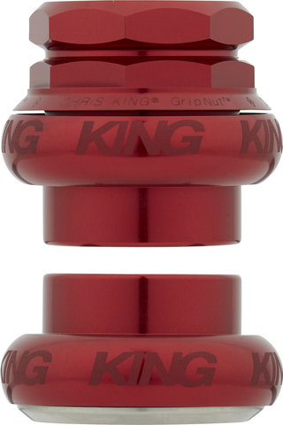 Chris King GripNut Sotto Voce EC30/25,4 - EC30/26 Gewindesteuersatz - red/1"/EC30/25,4 - EC30/26