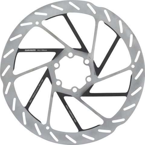 SRAM HS2 6-Loch Bremsscheibe - silver-black/180 mm