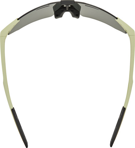 100% Hypercraft SQ Mirror Sports Glasses - soft tact glow/black mirror