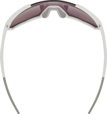 Racetrap 3.0 Hiper Sportbrille - matte white/hiper blue multilayer mirror