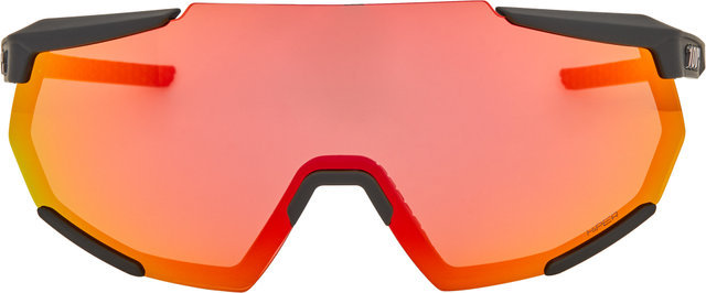 100% Lunettes de Sport Racetrap 3.0 Hiper - soft tact black/hiper red multilayer mirror