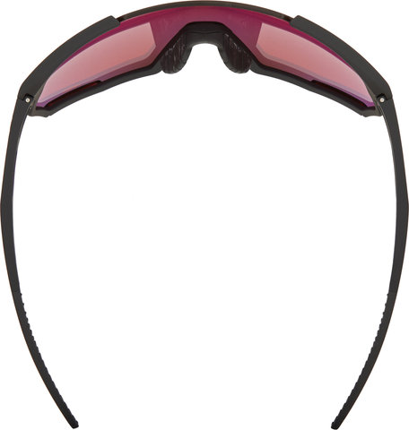 Racetrap 3.0 Hiper Sportbrille - soft tact black/hiper red multilayer mirror