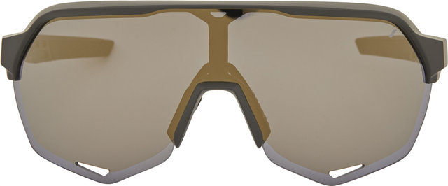 100% S2 Mirror Sportbrille - matte black/soft gold mirror