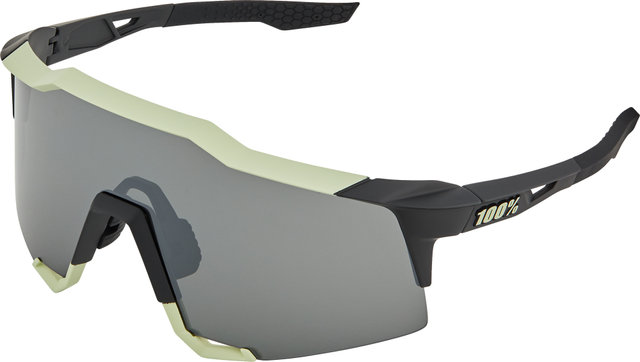 100% Speedcraft Mirror Sports Glasses - 2023 Model - soft tact glow/black mirror