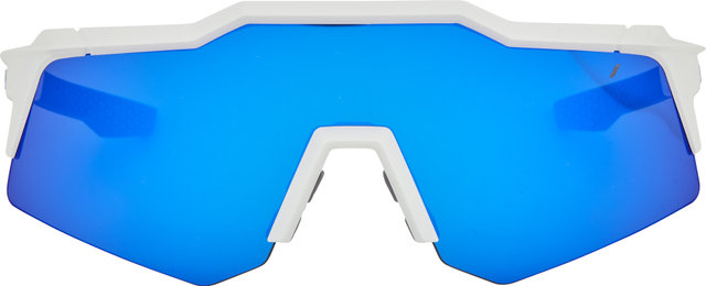 100% Lunettes de Sport Speedcraft XS Mirror - matte white/blue multilayer mirror