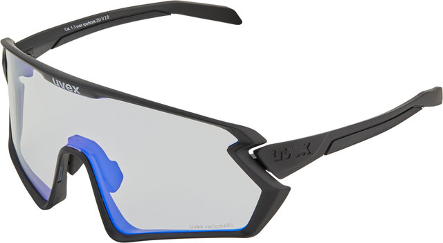 uvex sportstyle 231 2.0 V Sports Glasses - black matte/litemirror blue