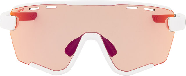 uvex sportstyle 236 S Set Sports Glasses - white matte/mirror red