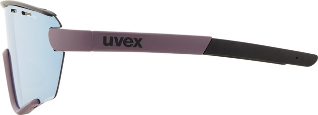 uvex Lunettes de Sport sportstyle 236 S en Set - plum-black mat/mirror silver