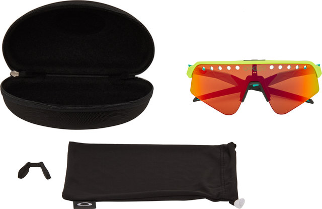Lunettes de Sport Sutro Lite Sweep Vented - tennis ball yellow/prizm ruby