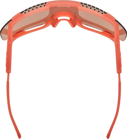 Devour Sports Glasses - ammolite coral translucent/brown-silver mirror