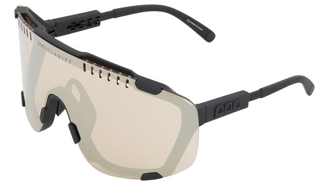 Devour Sports Glasses - uranium black/brown-silver mirror
