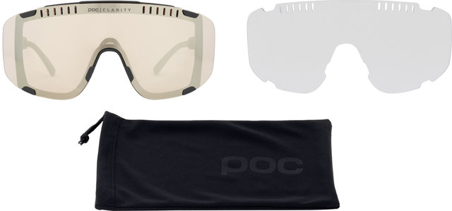 Devour Sports Glasses - uranium black/brown-silver mirror