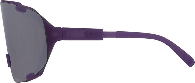 Devour Sports Glasses - sapphire purple translucent/violet-silver mirror