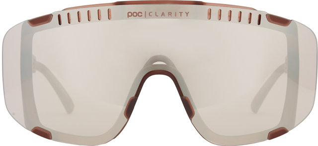 POC Devour Sports Glasses - himalayan salt translucent/brown-silver mirror