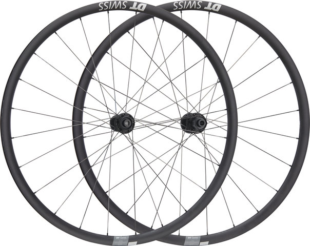 DT Swiss Set de Roues ER 1400 DICUT 25 Disc Center Lock 28" - noir/Set de 28" (avant 12x100 + arrière 12x142) Shimano