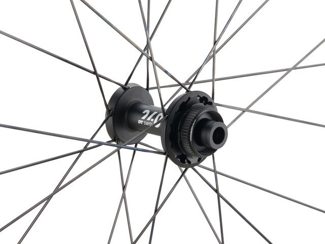 Juego de ruedas ER 1400 DICUT 25 Disc Center Lock 28" - negro/28" set (RD 12x100 + RT 12x142) Shimano