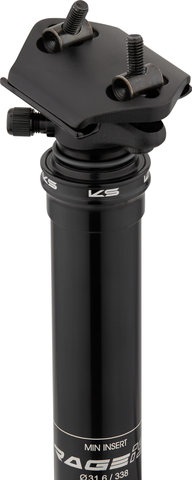 Tige de Selle RAGE-iS 100 mm - black/31,6 mm / 338 mm / SB 0 mm / sans télécommande