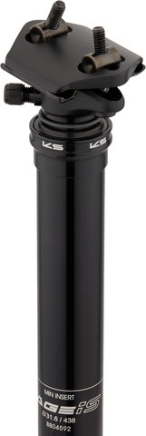 Tige de Selle RAGE-iS 150 mm - black/31,6 mm / 438 mm / SB 0 mm / sans télécommande
