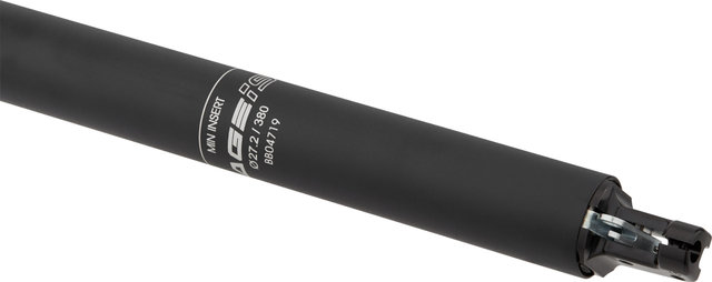 Kind Shock Tige de Selle RAGE-iS 65 mm - black/27,2 mm / 380 mm / SB 0 mm / sans télécommande