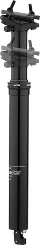 Kind Shock Tija de sillín RAGE-iS 70 mm - black/31,6 mm / 358 mm / SB 0 mm / sin Remote