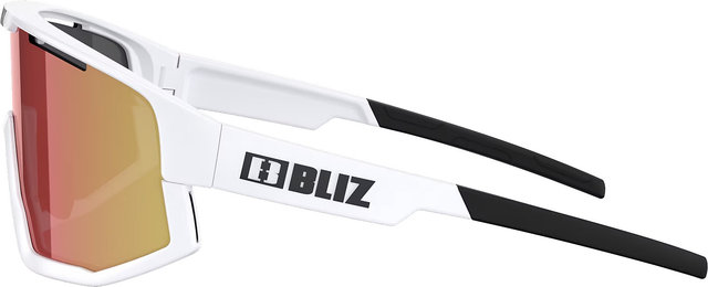 Bliz Lunettes de sport Fusion - matte white/smoke-red