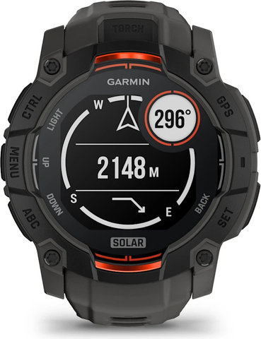 Garmin Instinct 3 50 mm Solar GPS multisport smartwatch - 