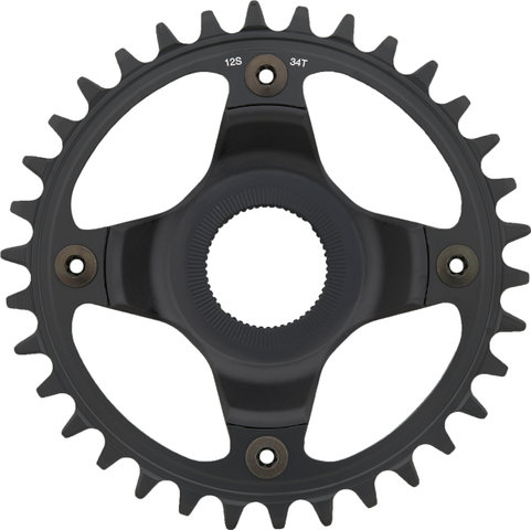 Shimano Plateau STEPS FC-E8000 12vit., Ligne de Chaîne 56,5 mm (SM-CRE80-12SB) - noir/34 