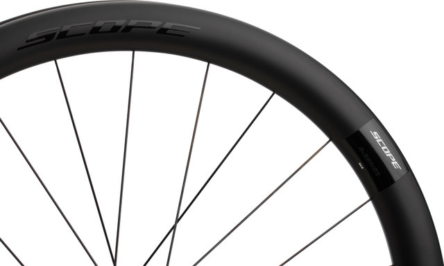 Scope Cycling Juego de ruedas R4.G Disc Center-Lock 28'' - black | 142 mm | 100 mm | SRAM XDR | 28"