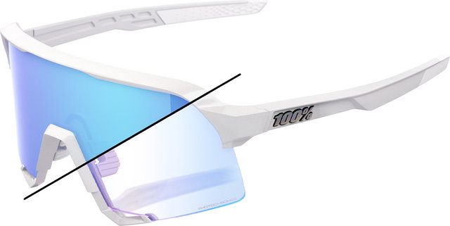 100% S3 Photochromic Sports Glasses - bastille | blue mirror photochromic