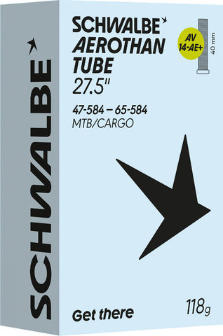 Schwalbe Chambre à Air 14-AE+ Aerothan pour 27,5" - universal | 47-584 à 65-584 | Valve Schrader (AV) | 40 mm