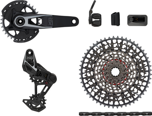 SRAM Kit de mise à niveau X0 Eagle T-Type V2 DUB Wide AXS 1x12 - black/165,0 mm