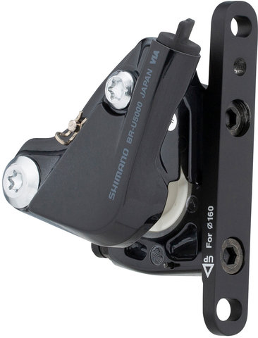 Étrier de Frein Metrea BR-U5000 avec Plaquettes en Résine - noir/roue avant Flat Mount