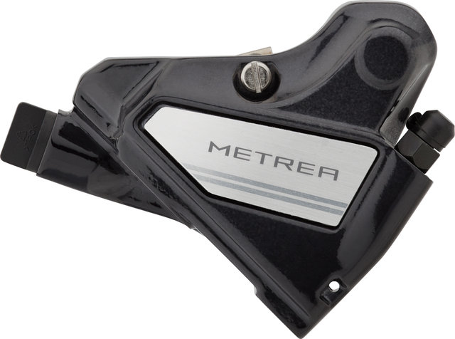 Metrea Bremssattel BR-U5000 mit Resinbelag - schwarz/HR Flat Mount