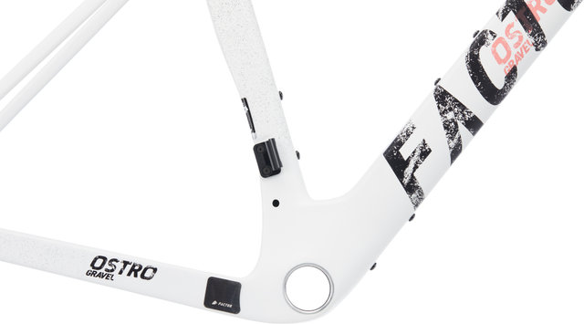 OSTRO Gravel V.A.M. Disc Carbon Rahmenkit - white grunge/54 cm