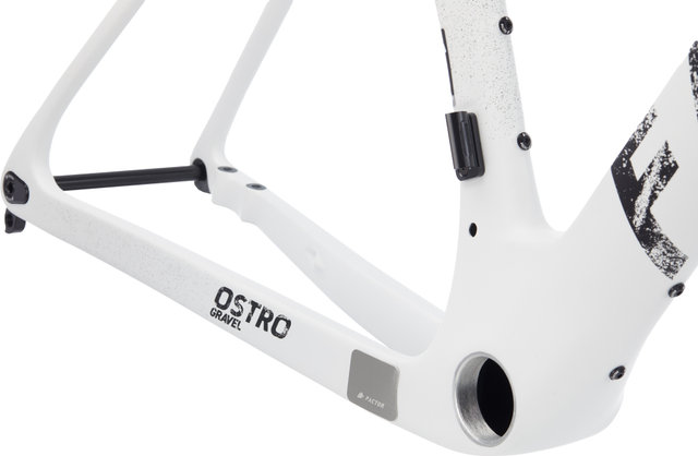 OSTRO Gravel V.A.M. Disc Carbon Rahmenkit - white grunge/54 cm