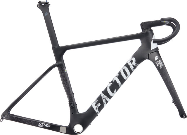 Factor Kit de Cadre en Carbone OSTRO Gravel V.A.M. Disc - naked grunge/54 cm