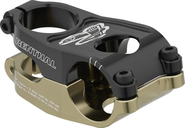 Renthal Duo 31.8 Vorbau - gold-black/50 mm 10°