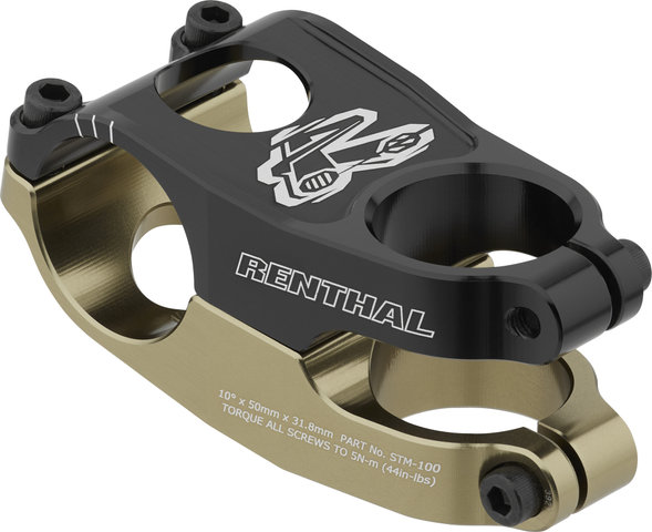 Renthal Duo 31.8 Vorbau - gold-black/50 mm 10°